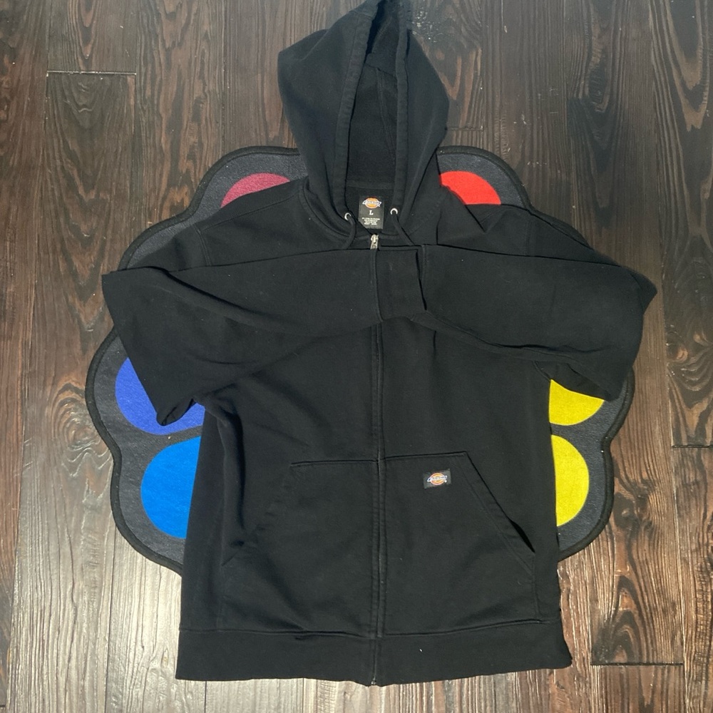 Black dickies zip up